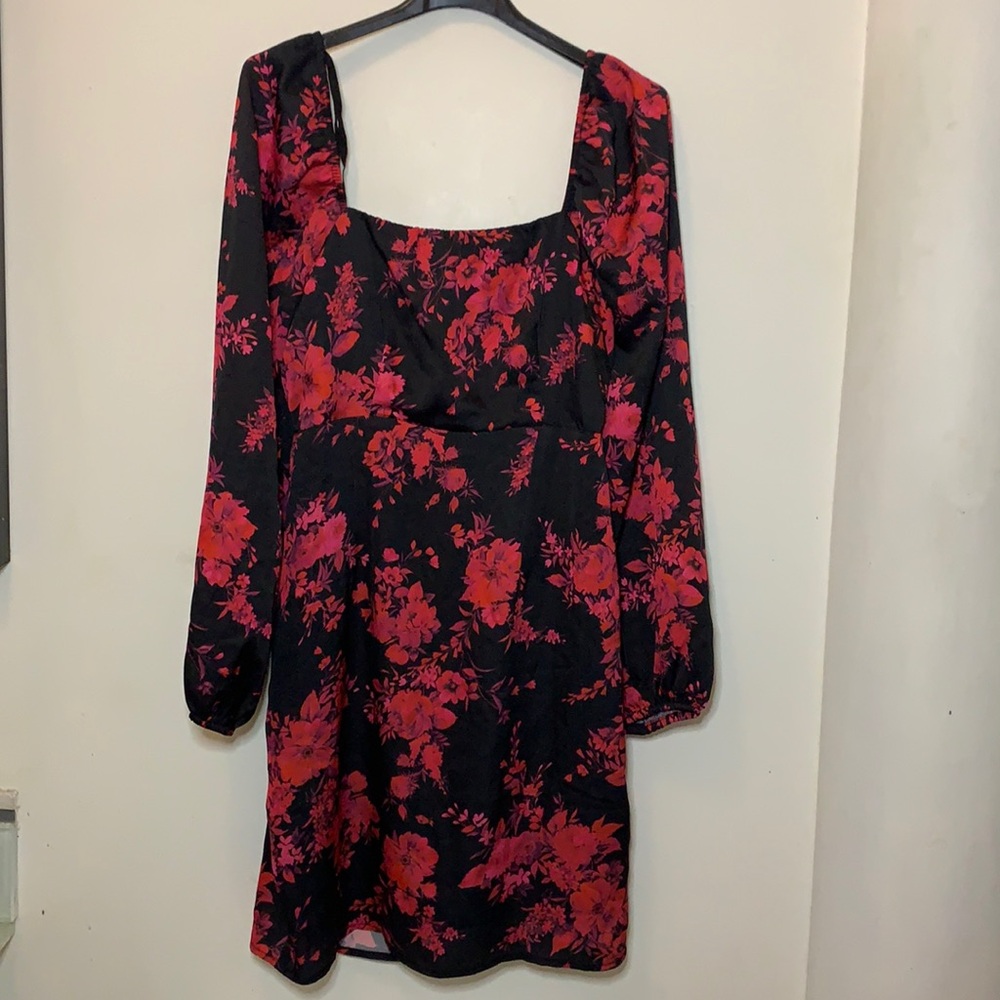 NSR Red and Black Mini Dress Size Small New